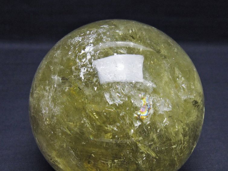 1.1Kg シトリン 丸玉 89mm シトリンクォーツ スフィア 一点物 151-7987