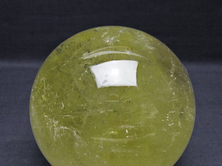 1.2Kg シトリン 丸玉 93mm シトリンクォーツ スフィア 一点物 151-7991