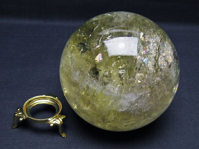 1Kg シトリン 丸玉 88mm シトリンクォーツ スフィア 一点物 151-7998