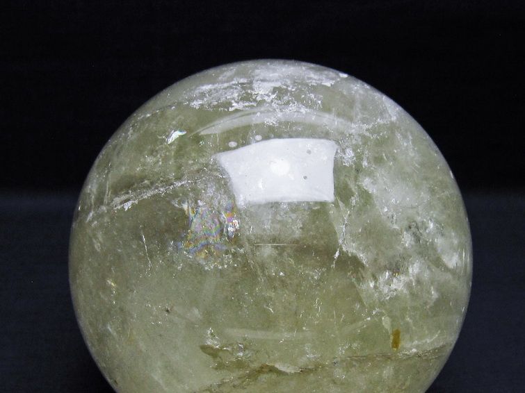 2Kg シトリン 丸玉 115mm シトリンクォーツ スフィア 一点物 151-8015