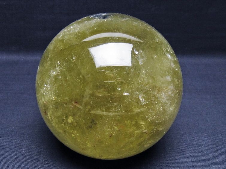 1.7Kg シトリン 丸玉 108mm シトリンクォーツ スフィア 一点物 151-8017