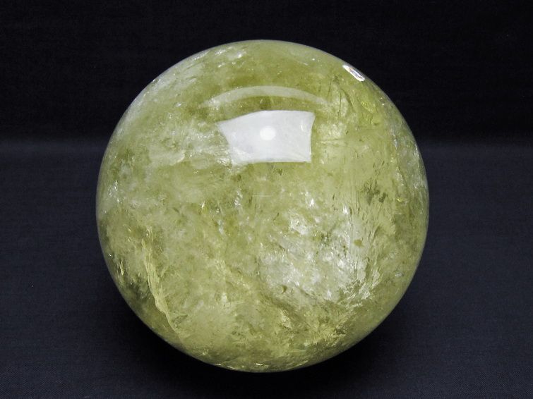 1.9Kg シトリン 丸玉 110mm シトリンクォーツ スフィア 一点物 151-8026