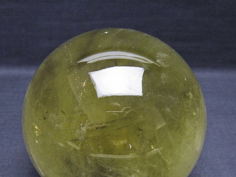 1.4Kg シトリン 丸玉 105mm シトリンクォーツ スフィア 一点物 151-8034