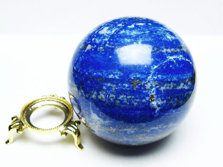 1.6Kg ラピスラズリ 丸玉 103mm スフィア 一点物 151-8232