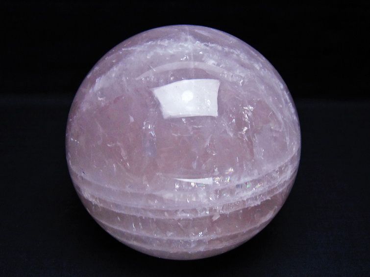 1.9Kg ローズクォーツ 丸玉 113mm スフィア 一点物 151-8289