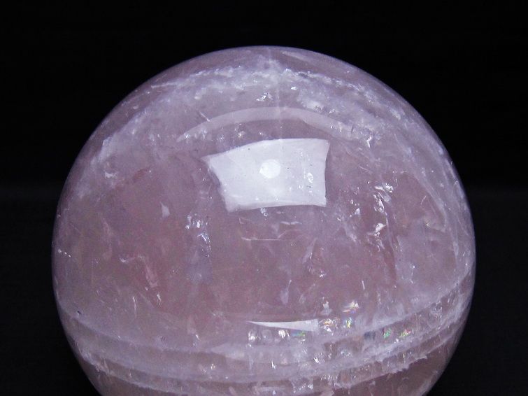1.9Kg ローズクォーツ 丸玉 113mm スフィア 一点物 151-8289