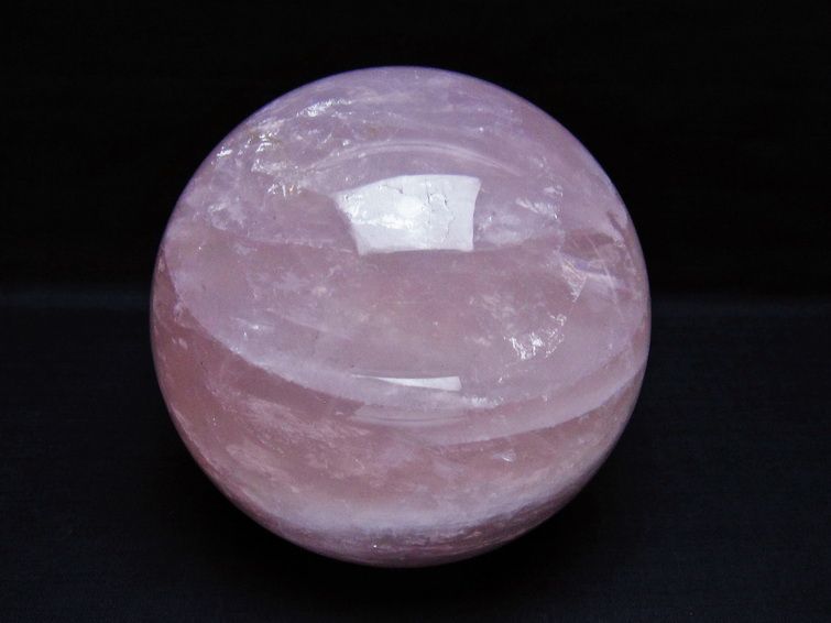 2Kg ローズクォーツ 丸玉 115mm スフィア 一点物 151-8305