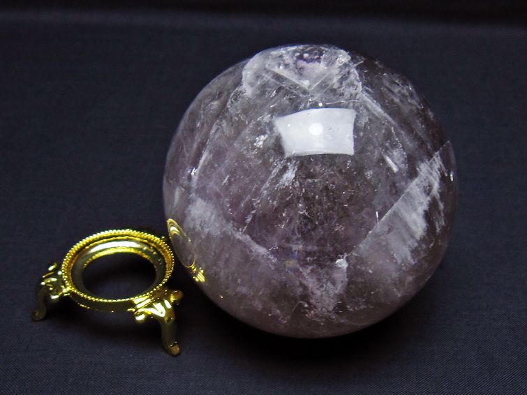 アメジスト 丸玉 77mm スフィア 一点物 151-8383