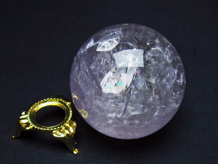 アメジスト 丸玉 55mm スフィア 一点物 151-8433 【sold out】