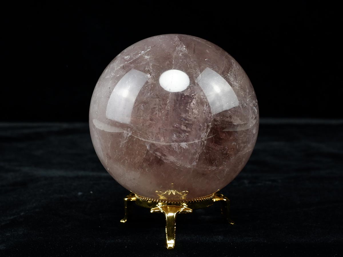 1Kg アメジスト 丸玉 90mm スフィア 一点物 151-8473