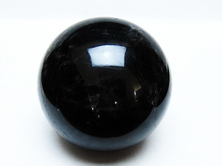 モリオン 丸玉 78mm 黒水晶 丸玉 一点物 151-8502