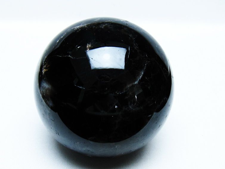 モリオン 丸玉 78mm 黒水晶 丸玉 一点物 151-8504