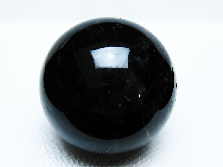 モリオン 丸玉 79mm 黒水晶 丸玉 一点物 151-8508