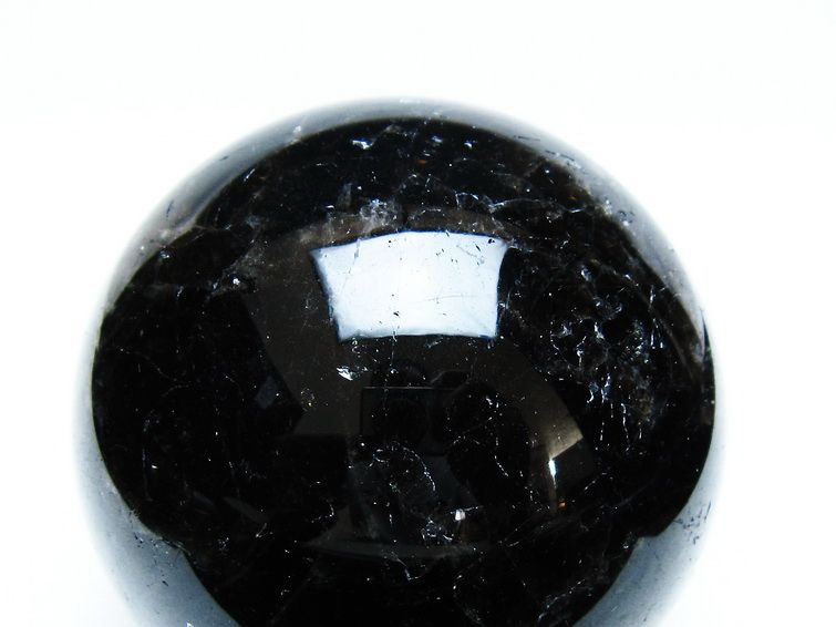 モリオン 丸玉 79mm 黒水晶 丸玉 一点物 151-8509