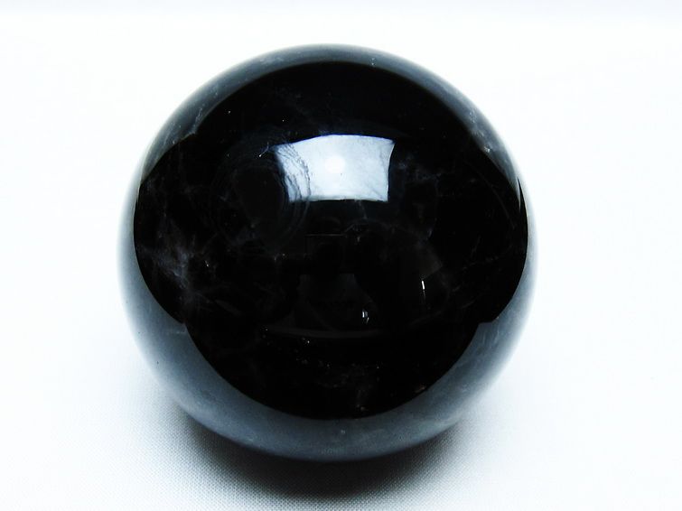 モリオン 丸玉 70mm 黒水晶 丸玉 一点物 151-8513