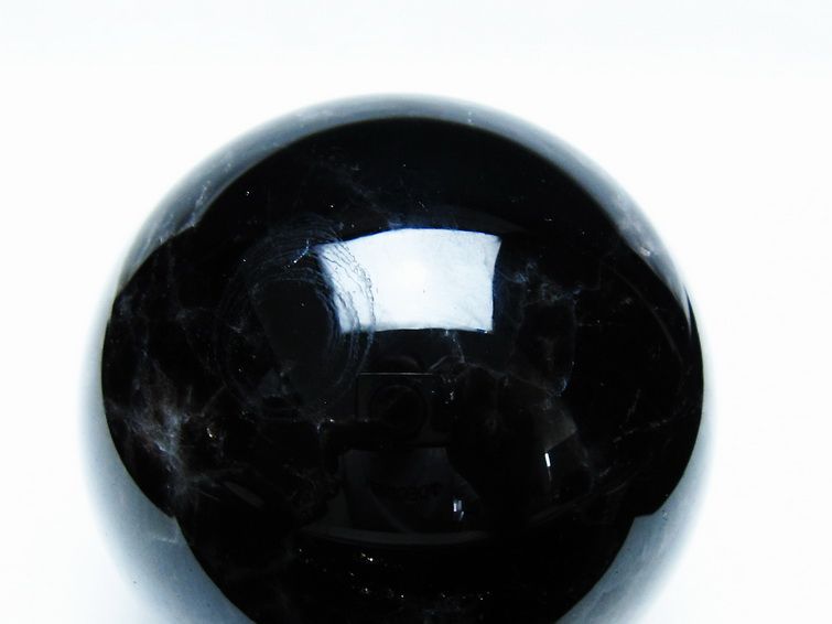 モリオン 丸玉 70mm 黒水晶 丸玉 一点物 151-8513