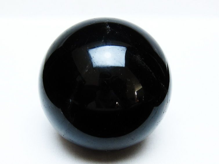 モリオン 丸玉 77mm 黒水晶 丸玉 一点物 151-8517