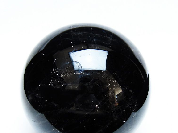 モリオン 丸玉 85mm 黒水晶 丸玉 モリオン スフィア 一点物 151-8523