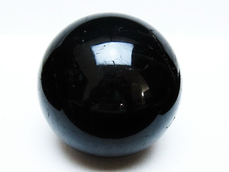 モリオン 丸玉 87mm 黒水晶 丸玉 モリオン スフィア 一点物 151-8525