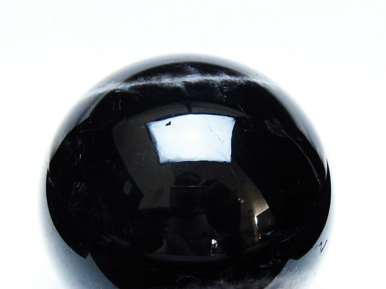 モリオン 丸玉 87mm 黒水晶 丸玉 モリオン スフィア 一点物 151-8526