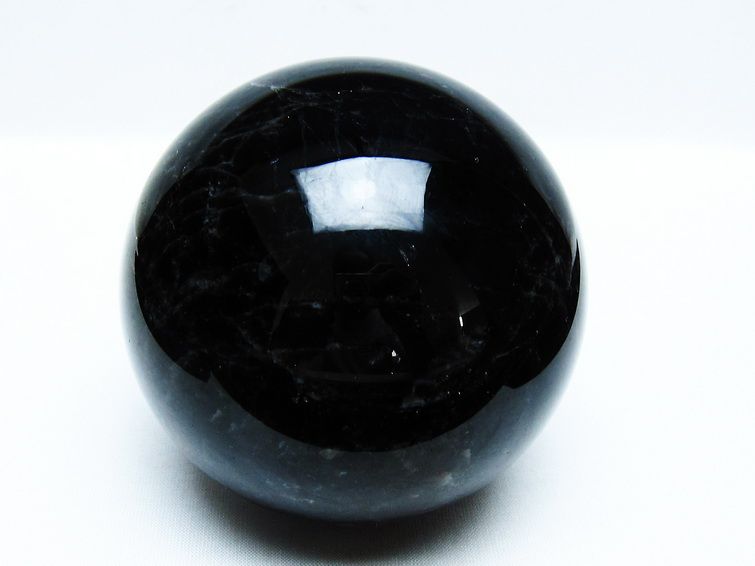 1Kg モリオン 丸玉 89mm 黒水晶 丸玉 モリオン スフィア 一点物 151-8530