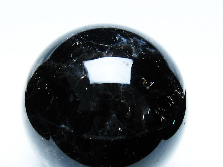 1Kg モリオン 丸玉 90mm 黒水晶 丸玉 モリオン スフィア 一点物 151-8531