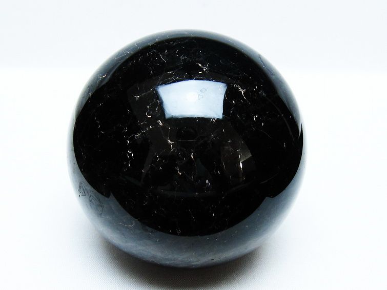 1.1Kg モリオン 丸玉 90mm 黒水晶 丸玉 モリオン スフィア 一点物 151-8533