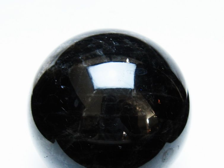 モリオン 丸玉 88mm 黒水晶 丸玉 モリオン スフィア 一点物 151-8535