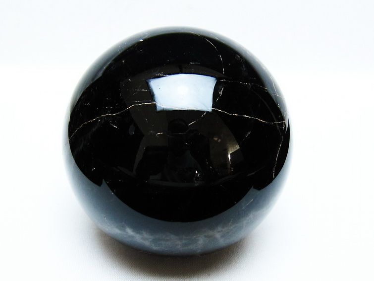 1.1Kg モリオン 丸玉 91mm 黒水晶 丸玉 モリオン スフィア 一点物 151-8536