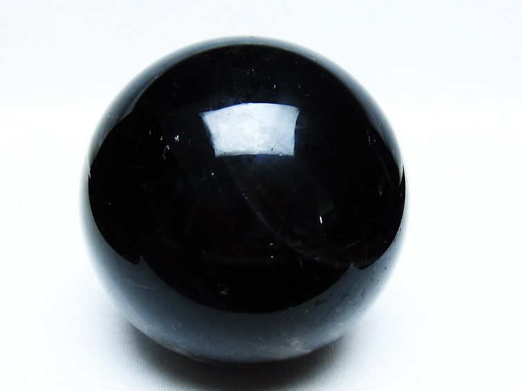 1.1Kg モリオン 丸玉 92mm 黒水晶 丸玉 モリオン スフィア 一点物 151-8537