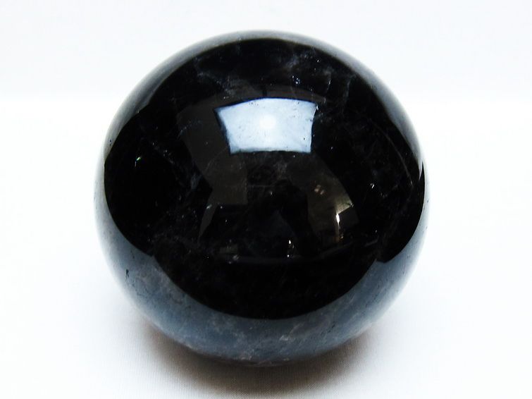 1.3Kg モリオン 丸玉 96mm 黒水晶 丸玉 モリオン スフィア 一点物 151-8544