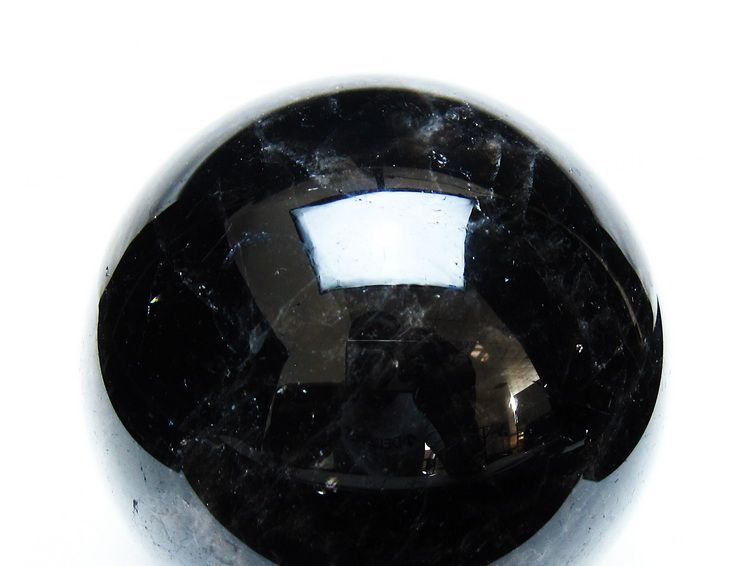 1.3Kg モリオン 丸玉 96mm 黒水晶 丸玉 モリオン スフィア 一点物 151-8544