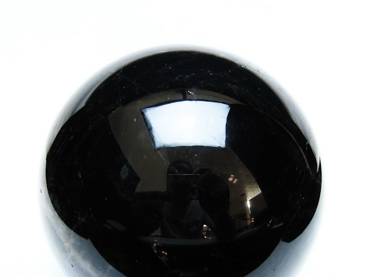 1.3Kg モリオン 丸玉 96mm 黒水晶 丸玉 モリオン スフィア 一点物 151-8545