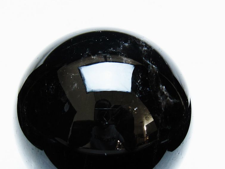 1.4Kg モリオン 丸玉 100mm 黒水晶 丸玉 モリオン スフィア 一点物 151-8552