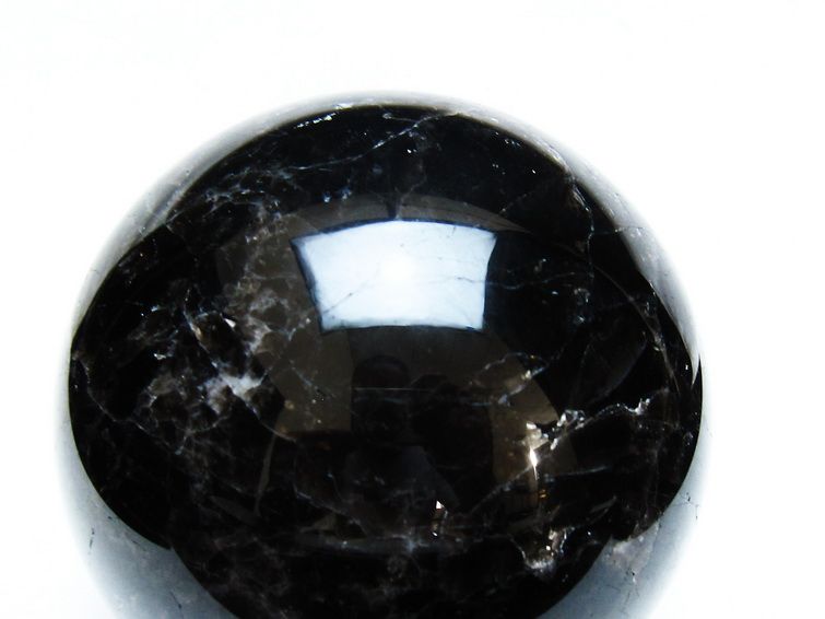 1.5Kg モリオン 丸玉 105mm 黒水晶 丸玉 モリオン スフィア 一点物 151-8553