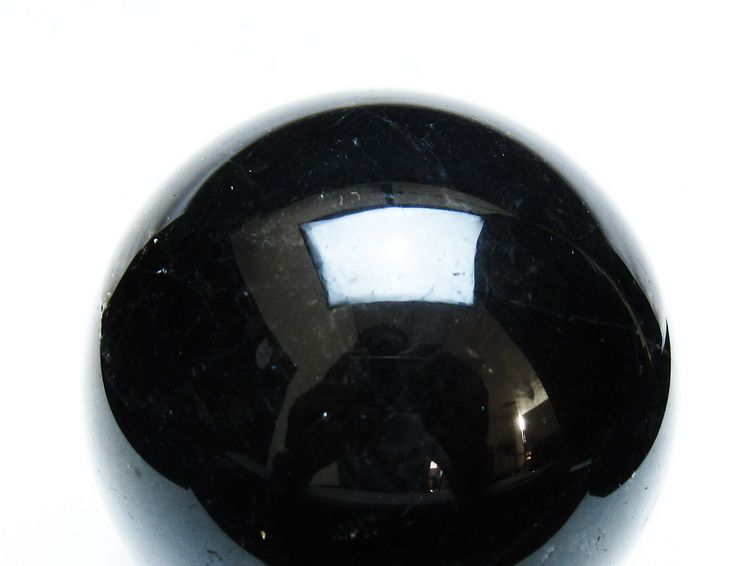 1.1Kg モリオン 丸玉 91mm 黒水晶 丸玉 モリオン スフィア 一点物 151-8555