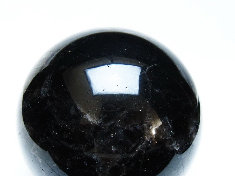 1.1Kg モリオン 丸玉 90mm 黒水晶 丸玉 モリオン スフィア 一点物 151-8559