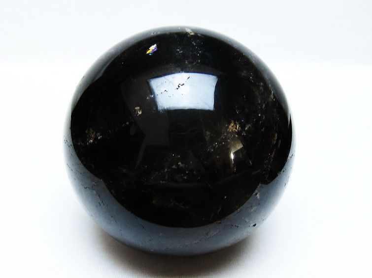 1.1Kg モリオン 丸玉 91mm 黒水晶 丸玉 モリオン スフィア 一点物 151-8560