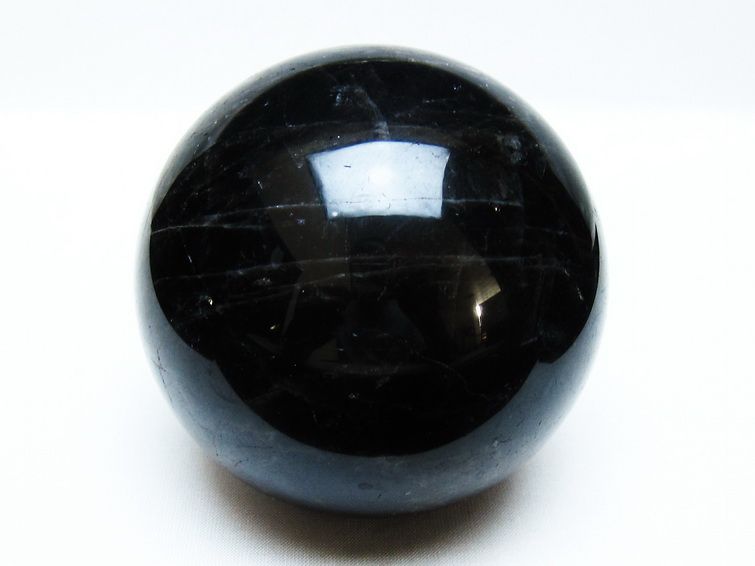 1Kg モリオン 丸玉 89mm 黒水晶 丸玉 モリオン スフィア 一点物 151-8561