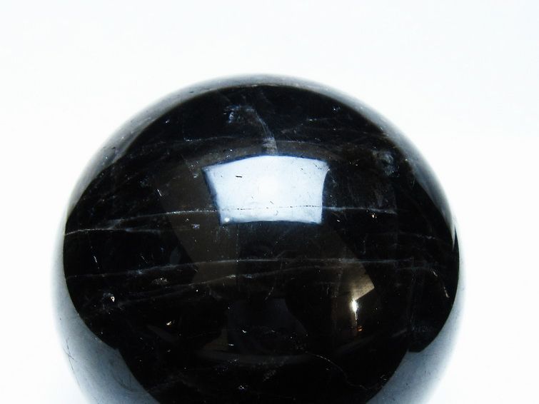 1Kg モリオン 丸玉 89mm 黒水晶 丸玉 モリオン スフィア 一点物 151-8561
