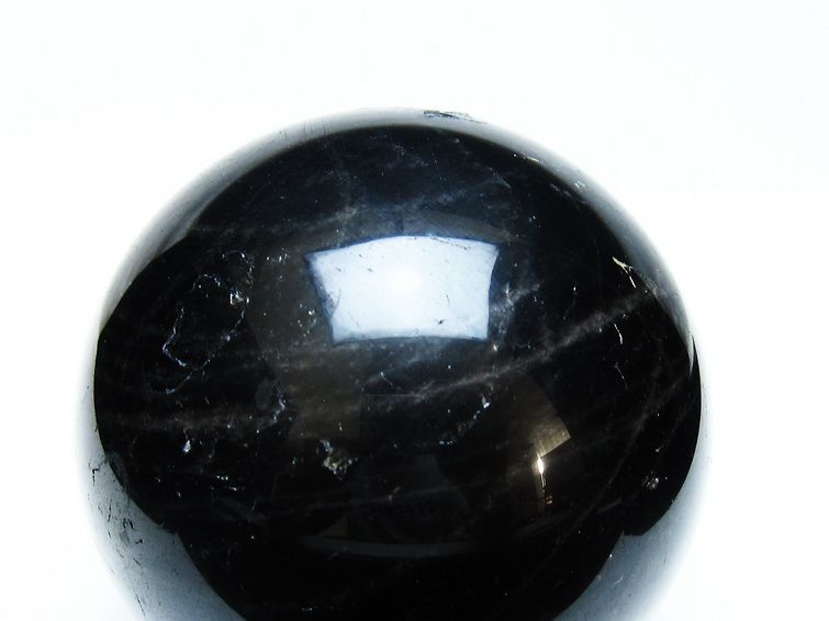 1Kg モリオン 丸玉 90mm 黒水晶 丸玉 モリオン スフィア 一点物 151-8562