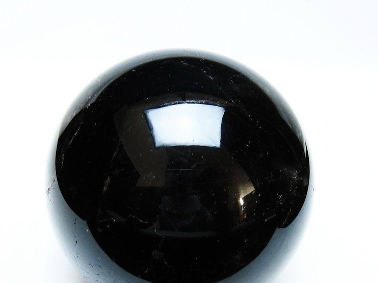 モリオン 丸玉 81mm 黒水晶 丸玉 モリオン スフィア 一点物 151-8566
