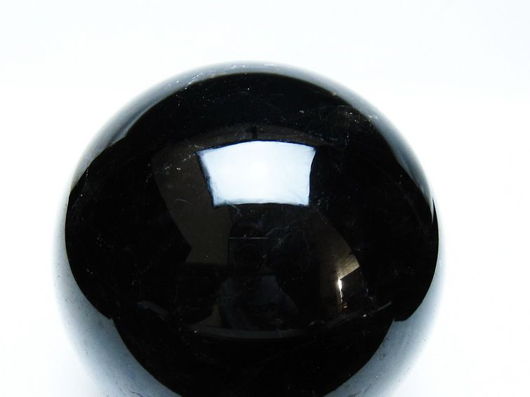 モリオン 丸玉 84mm 黒水晶 丸玉 モリオン スフィア 一点物 151-8568