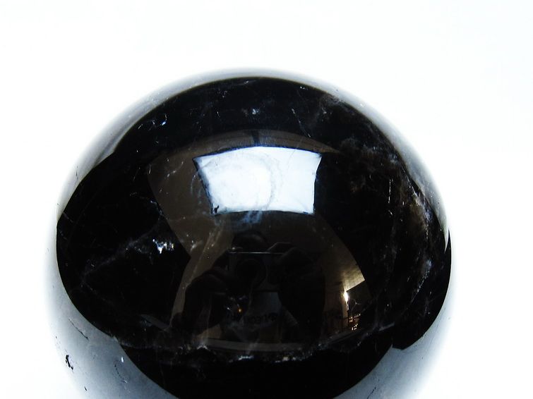 モリオン 丸玉 88mm 黒水晶 丸玉 モリオン スフィア 一点物 151-8570