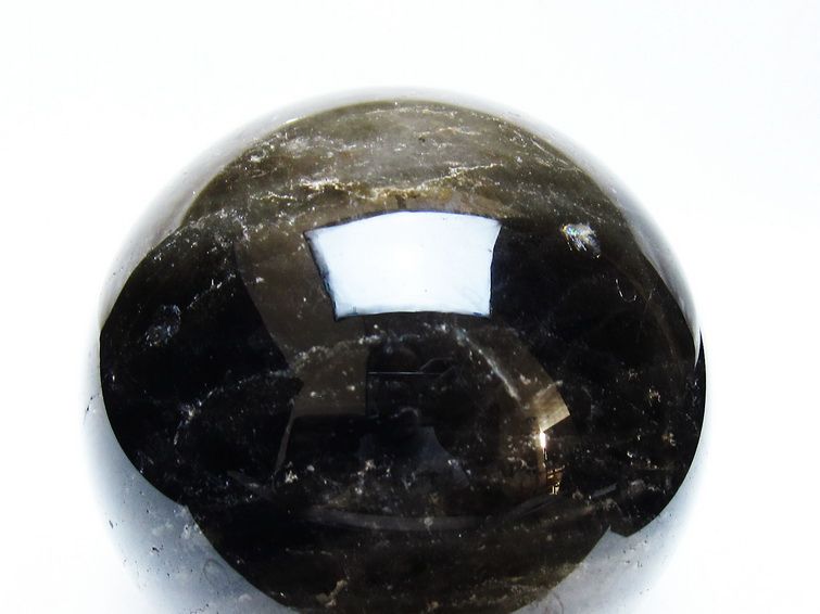 1.4Kg モリオン 丸玉 100mm 黒水晶 丸玉 モリオン スフィア 一点物 151-8574