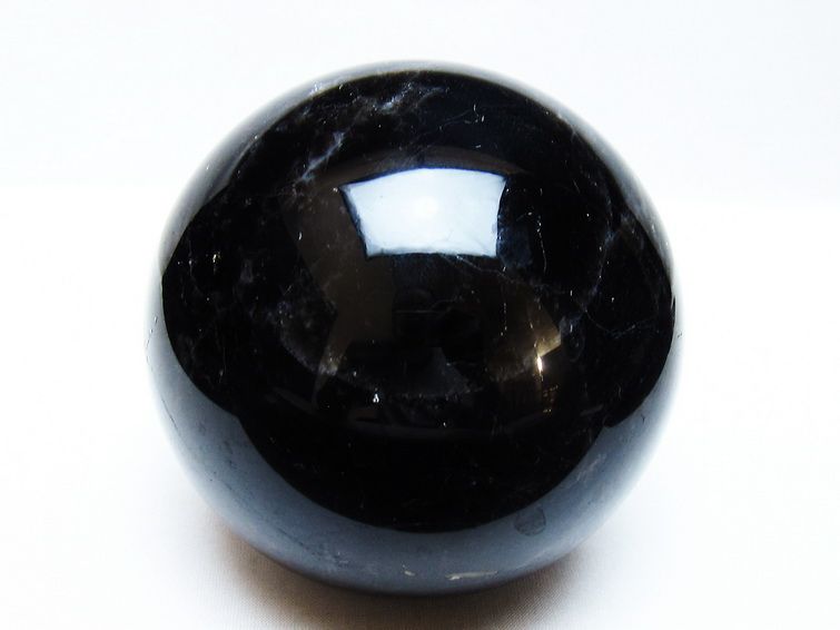 1.7Kg モリオン 丸玉 110mm 黒水晶 丸玉 モリオン スフィア 一点物 151-8578