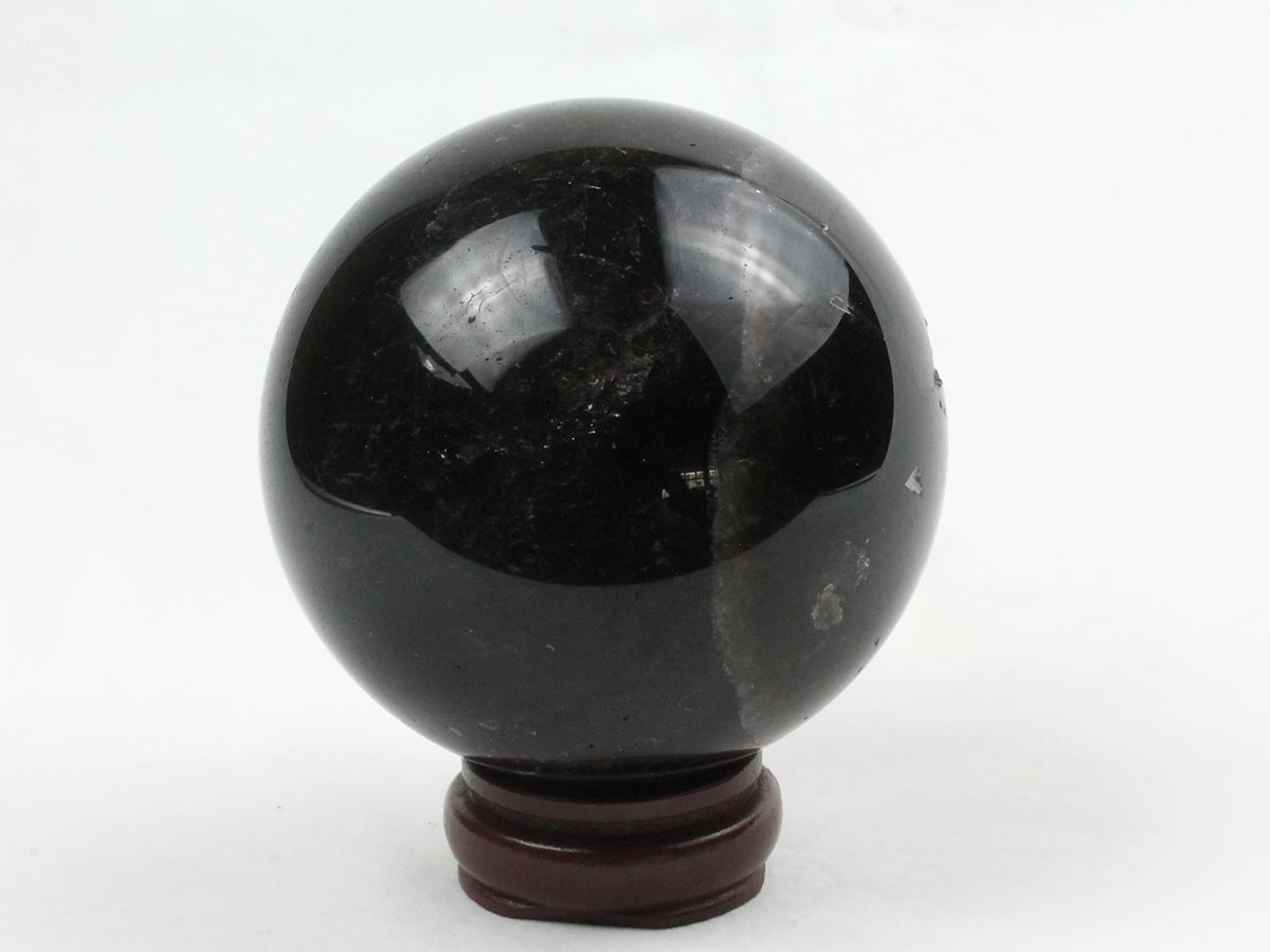 モリオン 丸玉 110mm 1.7Kg 黒水晶 スフィア 一点物 訳あり商品 151-8600