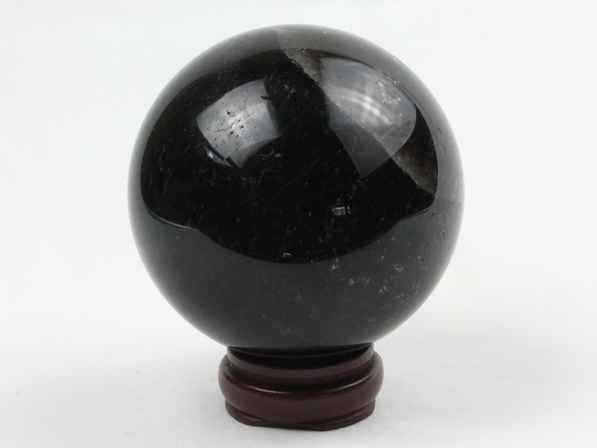 モリオン 丸玉 110mm 1.7Kg 黒水晶 スフィア 一点物 訳あり商品 151-8600