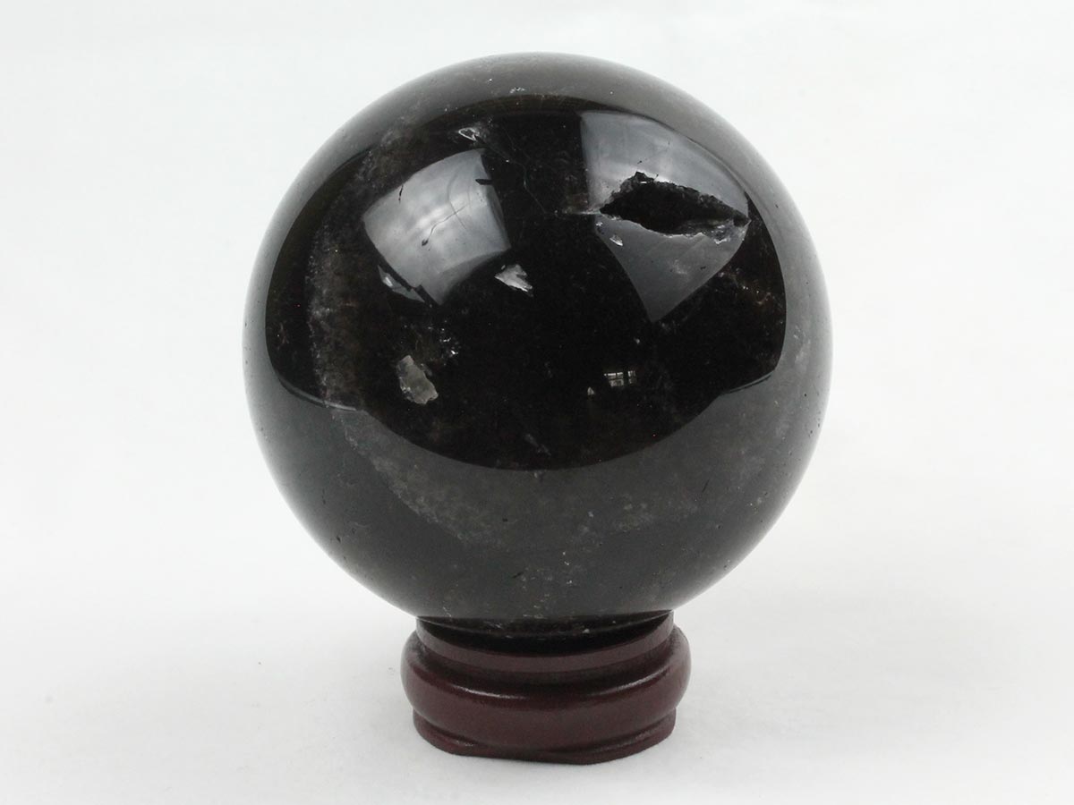 モリオン 丸玉 110mm 1.7Kg 黒水晶 スフィア 一点物 訳あり商品 151-8600