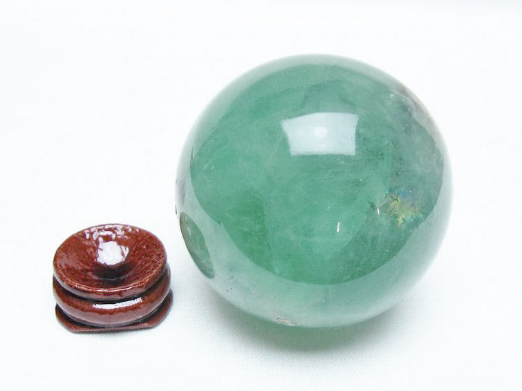 フローライト 丸玉 55mm フローライト スフィア 蛍石 一点物 151-8630